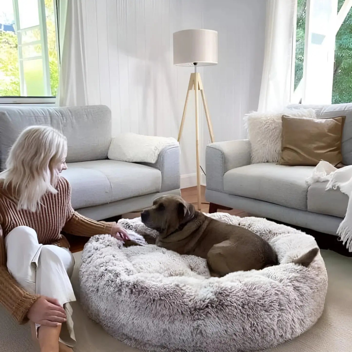 Lit Pour Chien Anti-Anxiété De MrFluffyFriend