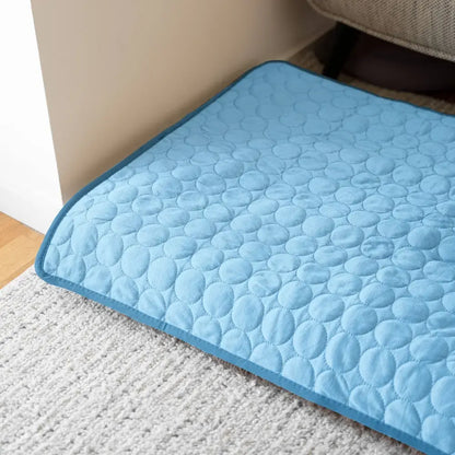 MrFluffyFriend - Tapis rafraîchissant bleu pour animaux